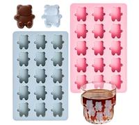 Set di 2 per cubetti per cocktail, riutilizzabili, antiaderenti, più scomparti, riutilizzabili, per bourbon, birra, succo, latte, cucina, casa, bar, feste estive