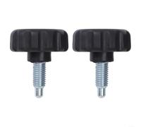 Set di 2 perni a sfera per cyclette, in metallo e plastica, con filettatura 12 x 1,75, per bici da fitness e attrezzature per la forza