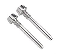 Set di 2 perni per pinza freno a disco, per MT2/4/5/6/8, perno di fissaggio per pastiglie freno bici (TITANIO)
