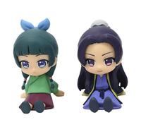 Set di 2 personaggi anime - Maomao& Jinshi Action Figure, 6,3 cm, decorazione da scrivania per la casa
