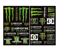 Set di 2 pezzi Adesivi Per Moto, Adesivi Casco Moto, Moto Adesivi, Sticker Motocross Grafiche, Adatto per auto, biciclette, skateboard, snowboard, bagagli, computer portatili, ecc.