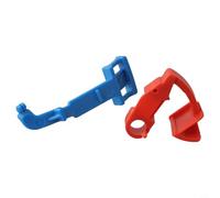 Set di 2 pezzi albero interruttore e leva Choke per 346XP 3350 345 340 353 sostituisce 503869601, robuste motoseghe in plastica blu rosso per un controllo preciso in orticoltura