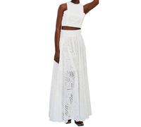 Set di 2 pezzi da donna con lacci senza maniche canotta e gonna elastica in vita swing set loungewear elegante tagliato due pezzi abito lungo streetwear abiti estivi da spiaggia con tasca tessuto cavo