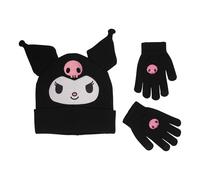 Set Di 2 Pezzi Di Berretto E Guanti Kuromi Sanrio