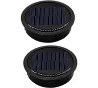 Set di 2 pezzi di ricambio grande luce solare per lanterne sospese esterne, più potente e più efficiente dal punto di vista energetico.