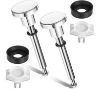 Set di 2 pezzi di ricambio per beccucci per vasca, deviatore, valvole in metallo, guarnizione in gomma, cancello a tenuta stagna, set di riparazione per rubinetto vasca