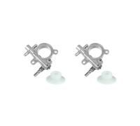 Set di 2 pezzi di ricambio per motosega 25CC/38CC 2500/3800, pompa dell'olio e ingranaggio a vite senza fine