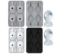 Set di 2 pezzi: mini stampo a forma di , grande stampo in silicone, frusta novità