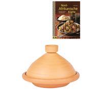 Set Di 2 Pezzi ORIGINAL Tajine Tuareg Ø 36 Cm + Libro Di Cucina Nordafricana