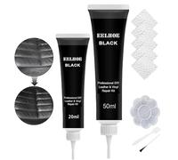 Set di 2 pezzi per la riparazione della pelle, 50 ml + 20 ml di crema riparatrice per pelle, restauratore per pelle, riempitivo per la riparazione della pelle, per il restauro di crepe, buchi
