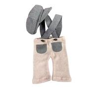 Set di 2 pezzi per neonati, per primi servizi fotografici, accessori di scena, pantaloni con cinturino