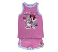 Set di 2 pezzi sport Minnie bambini unisex - Set 2 pezzi sport con licenza Minnie per ragazzi e ragazze a scuola, parco e tempo libero quotidiano, rosa, 4 anni