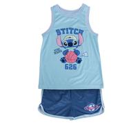 Set di 2 pezzi Sport Stitch per bambini unisex - Set 2 pezzi Sport con licenza Stitch per ragazzi e ragazze a scuola, parco e tempo libero quotidiano, blu, 8 anni