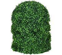 Set di 2 Piante Arteficiali Finte Sfera di Bosso Ø40 cm per Interno ed Esterno Verde