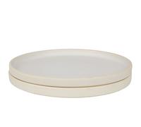 Set di 2 Piatti in Ceramica Otto , Grande, Naturali