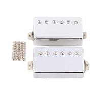 Set Di 2 Pickup Del Ponte Del Collo Del Collo Di Pickup Humbucker Elettrico Per Lp. Accessori Per Chitarra Chrome. pickup