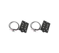 Set di 2 pickup Humbucker a doppio avvolgimento a mano, nero, per scatola di sigari a 3 corde, parti di chitarra