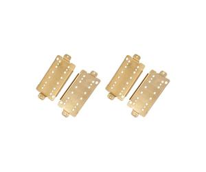 Set di 2 pickup Humbucker per chitarra elettrica, in ottone, doppia bobina, piastra di base per chitarra, 50 mm
