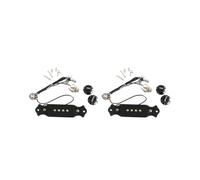 Set di 2 pickup per chitarra a 4 corde, con manopole per volume e tono