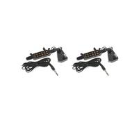 Set di 2 pickup per chitarra acustica, pick-up con controllo del volume, per chitarra acustica