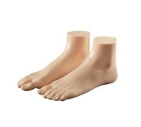 Set di 2 Piedi Professionali in PVC Modelli Per Scarpa Marketing Display & Anatomia Training Fermalibri A Forma Di Piedi Fatti A Mano