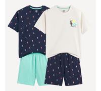 Set di 2 pigiami corti in jersey a tema surf da combinare tra loro Altro 10 anni - 138 cm