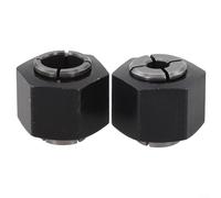 Set di 2 pinze per router, 6, 35 mm, 12 mm, compatibili con modelli serie DW per 2610906283 2610906284