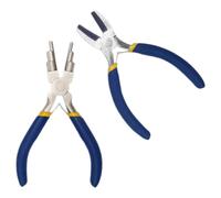 Set di 2 pinze professionali Beadsmith per la creazione di gioielli, set di pinze per perline e modellatura di fili per lavori artigianali con perline e anelli