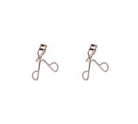 Set di 2 pinzette splendidamente ingrandite per il volume degli occhi per extension delle ciglia, curvatura grandangolare, si adattano a forma di occhio e ciglia arricciate, come mostrato