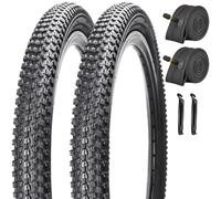 Set di 2 pneumatici per bici per bambini e camera d'aria in butile 16 x 2,125/18 x 2,125/20 x 2,125 cm, pieghevoli, per mountain bike, bici da strada, BMX