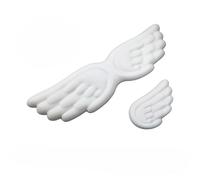 Set di 2 Poggiapolsi tastiera ergonomico a forma di ali d’angelo, poggia polsi per mouse coordinato,supporto poggiapolsi per computer con memory,wrist rest per lavoro e gaming,poggiapolsi da scrivania