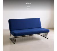 Set Di 2 Poltrone E Divani Di Lusso In Acciaio Inossidabile, Design Moderno E