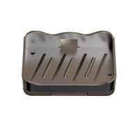 Set di 2 portasapone da parete con drenaggi, autoadesivo e senza trapano, per bagno e cucina, porta sapone da bagno