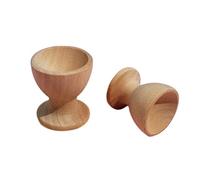 Set di 2 portauova in legno per servire le uova sode e la colazione, bello e attraente