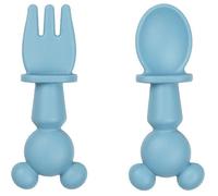 SET DI 2 POSATE IN SILICONE - Set di 2 posate in silicone MICKEY