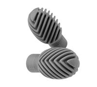 Set di 2 pratici tappi per bacchette in silicone per batteristi, migliorano la presa e riducono il rumore