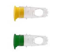 Set di 2 Pressa manuale Ergonomica Portatile Punto di Succo Di Limone Manuale Per Bevande Sane In Casa O Esterno Plastica Durevole