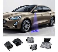 Set di 2 proiettori luce pozzanghera con logo, per auto, da applicare sugli specchietti retrovisori laterali