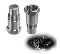 Set di 2 prolunghe per sonda lambda, sensore di ossigeno, distanziale di estensione per sonda lambda, per sistemi di scarico del motore dell'auto M18 x 1,5 mm