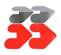 Set di 2 protezioni per chiglie in acciaio inox, resistenti all'usura, per navi, protezione per scafo antiruggine, 22,9 x 21,5 cm, accessori marini