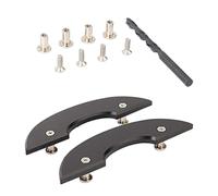 Set di 2 protezioni per la testa e la coda dello skateboard, 13 cm, in poliuretano, con strumenti di installazione