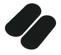 Set di 2 protezioni riutilizzabili in silicone antiscivolo, per piatti a lungo termine, per assorbire le vibrazioni, accessori per batteria, cuscinetti a lunga durata