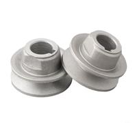 Set di 2 pulegge per macchina da cucire industriale, 40 mm, in alluminio (40 mm)