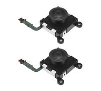 Set di 2 pulsanti di ricambio per Joystick analogico 3D compatibili con Sony PS Vita Serie 2000 Pulsante di controllo analogico 3D in plastica, nero