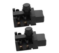 Set di 2 pulsanti di ricambio per troncatrice elettrica, interruttore di cambio per utensili elettrici, accessori di ricambio per motore motosegonatore