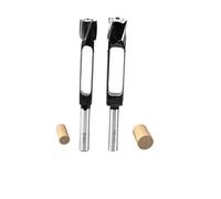 Set di 2 punte da trapano per tenoni e tasselli profondi, fresa per tasselli in legno con gambo tondo da 1/2" per la lavorazione del legno e la realizzazione di mobili con tasselli (2PC,8MM+12MM)