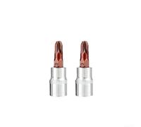 Set di 2 punte per cacciavite, PH1, PH2, PH3 e PZ1, PZ2, PZ3, per uso meccanico professionale (PZ3)