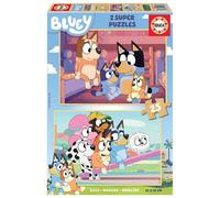 Set di 2 Puzzle Bluey 25 Pezzi