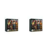 Set di 2 Puzzle per Adulti 1000 Pezzi, Puzzle con Tema Gallo Artistico, Sfida Difficile e Divertente, Puzzle Animali con Gallo per Decorazioni Domestiche, Regali, Serate in Famiglia