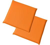 Set di 2 Quadrata Cuscini for Sedia Giardino, 40x40/45x45cm, Cuscino for Sgabello Mobili da Terrazza Impermeabi for Sedie, Casa Ufficio Cucina Sala da Pranzo Patio(2,2pcs:40CM/16IN)